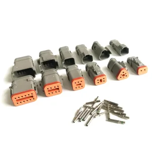 DT Connector Kits DT04-2/3/4/6/8/12P-E008 High Rear Cover Engineering Vehicle Terminal Connector DT06-2/3/4/6/8/12S-E008