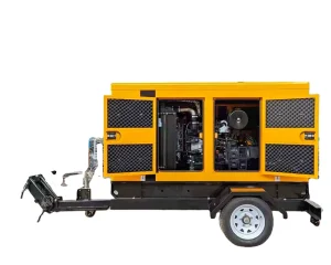 Diesel 10 25kw Silent Chinese Trailer Type Auto Start 1800 RPM Diesel Generator