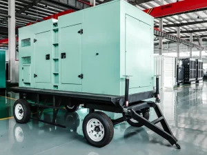 Diesel Engine Generator 45KVA 62KVA 150KVA Trailer Super Silent Portable Diesel Generator Sets Diesel Generator Controller
