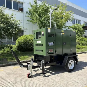 Diesel Generator 10kva 15kva 20kva 30kva 50kva 100kw 200kva Mobile Movable Trailer Diesel Generator
