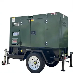 Diesel Generator 10kva 15kva 20kva 30kva 50kva 100kw 200kva Mobile Movable Trailer Diesel Generator