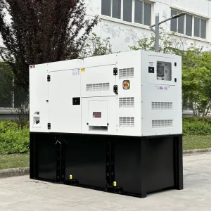 Diesel Generator 24 DC Start Sets Single Three Phase Powered by 15kw 20kw 25kw Power Silent Type Soundproof Diesel Generator