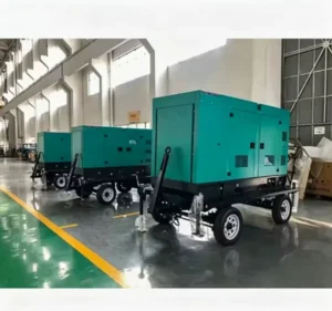 Diesel Generator 30kva 50kva 60kva 80kva Silent Soundproof 3 Phase Water Cooled Trailer Mobile Genset