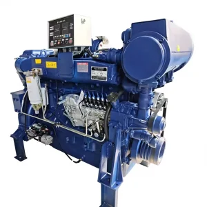 Diesel Generator 375HP Weichai Inboard Engine 1500rpm Ship Engine CCS Engine 380V 220V 50 60Hz Source Manufacturer Customization