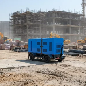 Diesel Generator 40Kva 30Kw Portable Mobile Type Diesel Single Phase Super Silent Electric Generator Set