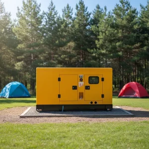 Diesel Generator 70Kva Silent Portable Electric Power Station Single Phase Soundproof Industrial Genset 65Kva