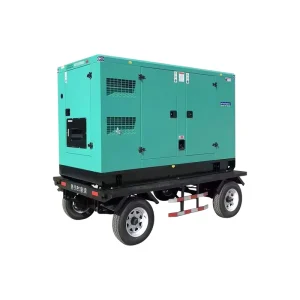 Diesel Generator Set 132Kva 120Kw 100Kva Standby Backup Silent with Trailer Remote Control