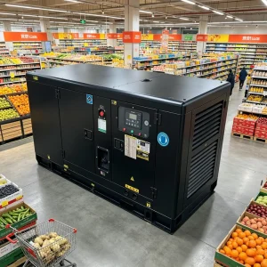 Diesel Generator Set 20kw 30kw 50kw 100kw 200kw Silent Open Type 3 Phase 400V 50Hz Industrial Standby Genset with ATS