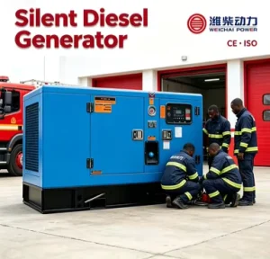Diesel Generator Set 50Kva Generator Diesel Silent 40kw 50kva Weichai Diesel Generator Brushless Alternator