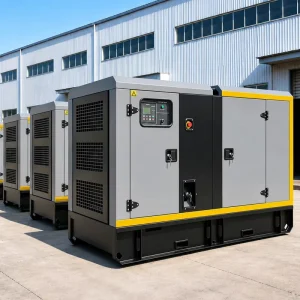 Diesel Generator Set 80kva 3 Phase Water Cooled 50Hz ATS Control Soundproof Brushless 1800 RPM Industrial Factory Backup