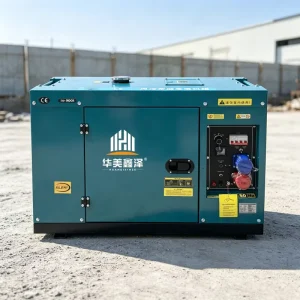 Diesel Generator Set 9.5KW 10KW Single Three Phase 50/60Hz Portable Home Backup Power Silent Diesel Generator