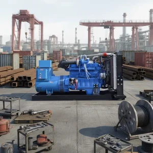 Diesel Generator Set Model 01 1 30 400kW 50Hz 380V Three-phase 180A for Fire Fighting & Breeding