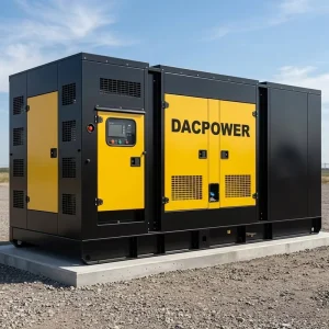 Diesel Generator Set Silent Power Generator Three Phase Water Cooled Engine Backup Electricity Supply System