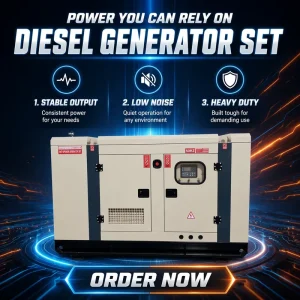 Diesel Generator Set Silent Type Low Noise Small Power Home Remote Control Engine 45KW 56.25KVA For Engine 1800