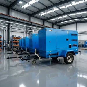 Diesel Generator Silent Mobile Type Generator 30kw 50kw 80kw 100kw 500kw Trailer Diesel Generator