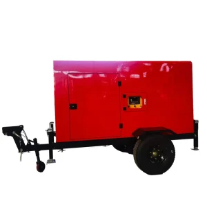 Customizable Portable Diesel Generator Set Trailer 30kva 300kva Silent Diesel Engine Power Source