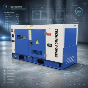 Diesel Generator TECHNIC POWER Genset Super Silent Type TP150CM 50HZ 60HZ 150kW Portable Rated AC DC 1500RPM 220V 110V 230V