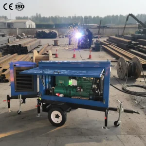 Diesel Generator Welder Machine All in One Portable for Outdoor Construction Welding Work