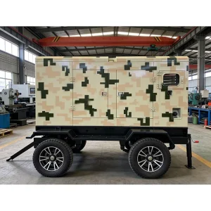 Diesel Generator for Food Trailers 60 Kw 30kv 40 Kva on Trailer Trailer Mounted Diesel Generator