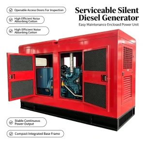 Diesel Generators Set Engines Weichai Available 35kva 50kva 70kva 100kva 200kva Cummins Silent Diesel Generator