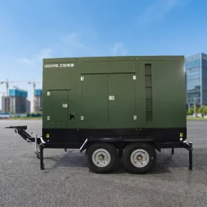Diesel Genset 60KW 65KW 75KW 75KVA 94KVA Diesel Generator with Portable Movable Trailer Type ATS Option