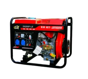 Diesel Single Phase Power Generator Set 3kW Electric Start 380V 50Hz 3000 RPM Household Use No Cooling 9.05A DQ3GF LE