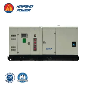 Doosan P086TI 160kW 200kVA Silent Diesel Generator 60Hz 480V Auto Start Soundproof Enclosure ISO 9001 CE Certified