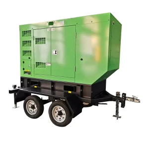Dual Axle Trailer Type Trailer Mounted Generator 50kw 75kw 80kw 80kva 100kw 100kva Auto Start Diesel Generator Genset