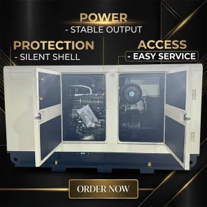 Dual Frequency 50Hz 60Hz 200kW Silent Diesel Generator Set 1500rpm Soundproof Genset for Construction Site Use