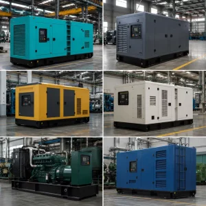 Dual Fuel Generator Diesel and Gas 200kW 400kW 800kW Silent Type Auto Start Open Frame