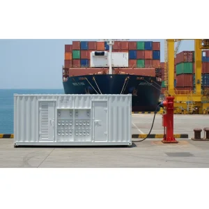 Dubai Vessel Marine Type 30pcs Sockets 20ft Diesel Engine Stamford Remote Control Container Type Power Pack for Reefer