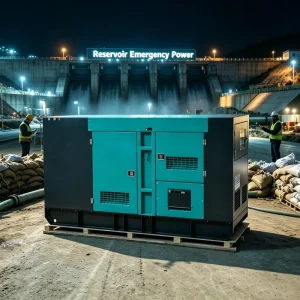 Durable 50kva Three phase Silent Diesel Generator 50 60Hz SENLE SL WF40S 95% Efficiency Soundproof Canopy