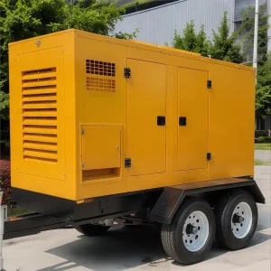 Durable Diesel Power Trailer Generator 20kw 25kva for Agriculture Farm Water Cooled 4 Cylinder Easy Operation