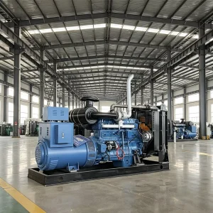 Durable Open Frame Diesel Generator Set With Anti Vibration Base Frame For Outdoor Industrial Working Condition