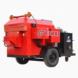 ENUO In Place Hot Asphalt Recycling Machine Diesel Engine PLC Core Component Trailer Mounted Low Maintenance Cost 600L Drum
