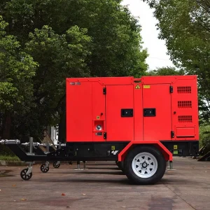 EPA Approved Water Cooling 20kw 25kva Silent Type Diesel Generator Set with Trailer Mobile Yangdong Chinese Engine