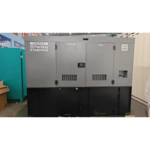 EPA Certified Diesel Generator Set 100kW 125kVA Stamford Alternator 60Hz Single Phase Long Run Fuel Tank