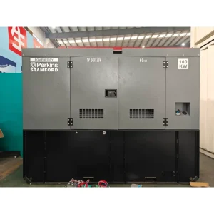 EPA Certified Silent Diesel Generator Set 100kW 125kVA 60Hz 120/240V Single Phase Water Cooled Backup Generator