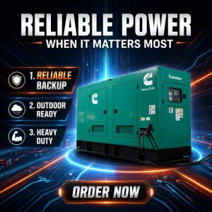 EPA Cummins Weichai Super Silent 50kva 80kva 100kva 150kva 200kva Diesel Generator Single Phase ATS Open Frame 1500rpm 50 60Hz