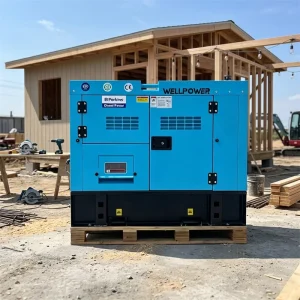 EPA Open Type Silent Canopy Trailer 15kW Genset 20kVA 10kW Standby Power Plant Diesel Generator 7kW 10kVA with ATS