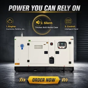 EPA Silent 50KW 100KW 150KW 200KW 250KW 300KW 500KW 800kW 100KVA Power Plant Diesel Generator Sets