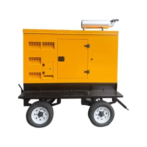 EPA Tier Compliant Mobile Silent Diesel Genset Perkings UK Engine 100KVA 50Hz 60Hz Trailer Mounted Industrial Backup Power