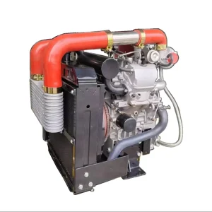 EV80SZ Electric Start Agricultural Machinery Turbo Charged 17kW Air Cooled Four Stroke Inline Diesel Engine Generator Set