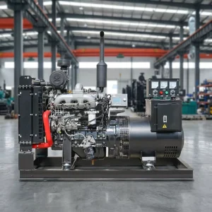 Easy-Maintenance Portable 50kW 50Hz Brushless 12V DC Electric Start 400V Water Cooled Open Frame ATS Remote Control Generator