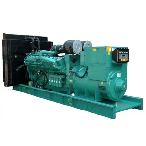 Efficient Fuel Consumption Diesel Generator Set 1500 kW 400V for Data Centers Power Plants Mining Industry