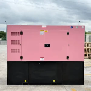 Electric 80kW 100kVA Open Frame Soundproof Diesel Generator 75kW 80kVA Silent Genset with ATS Water Cooled Three Phase CE