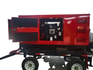 Electric Water Pump 220v 380v Trailer Soundproof Water Air cooled Genset 15kva Mobile Silent Diesel Generators for Home