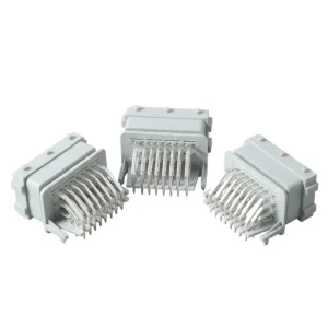 Electrical 24 Pin Female Copper Contact Car ECU Connector IP67 Rated PA66 Housing