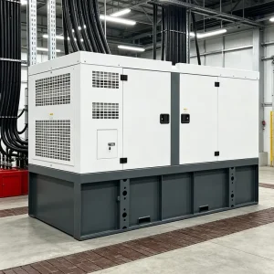 Emergency 100kva Silent Diesel Generator Set with ATS Smart Control 3 Phase 380V Power Plant Diesel Generators for Server Room
