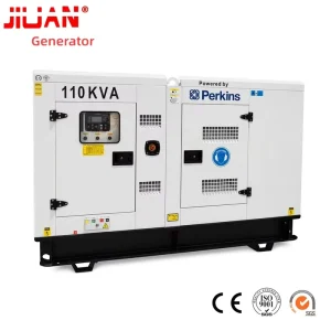 Emergency Backup 110kVA 88kW Perkins Standby Power Silent Diesel Generator for Factory Backup Power Supply